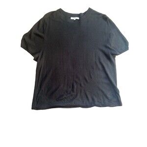 Women's Vince Wool Blend Short Sleeve Lightweight Sweater Size XL